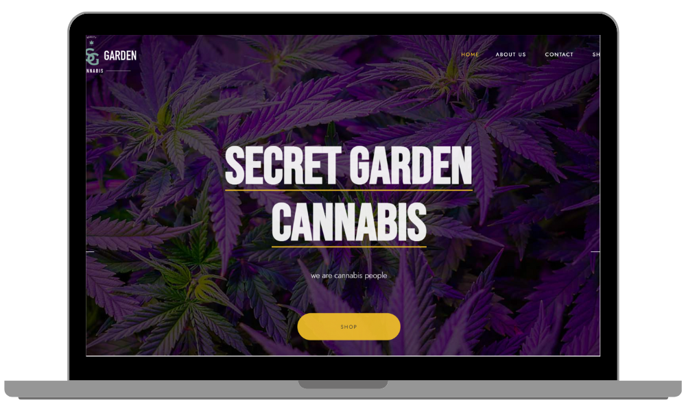 Secret Garden Cannabis Homepage-EXDS